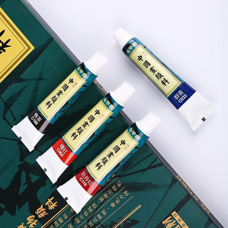 Set of Traditional Chinese Paints — 12 × 12 ml