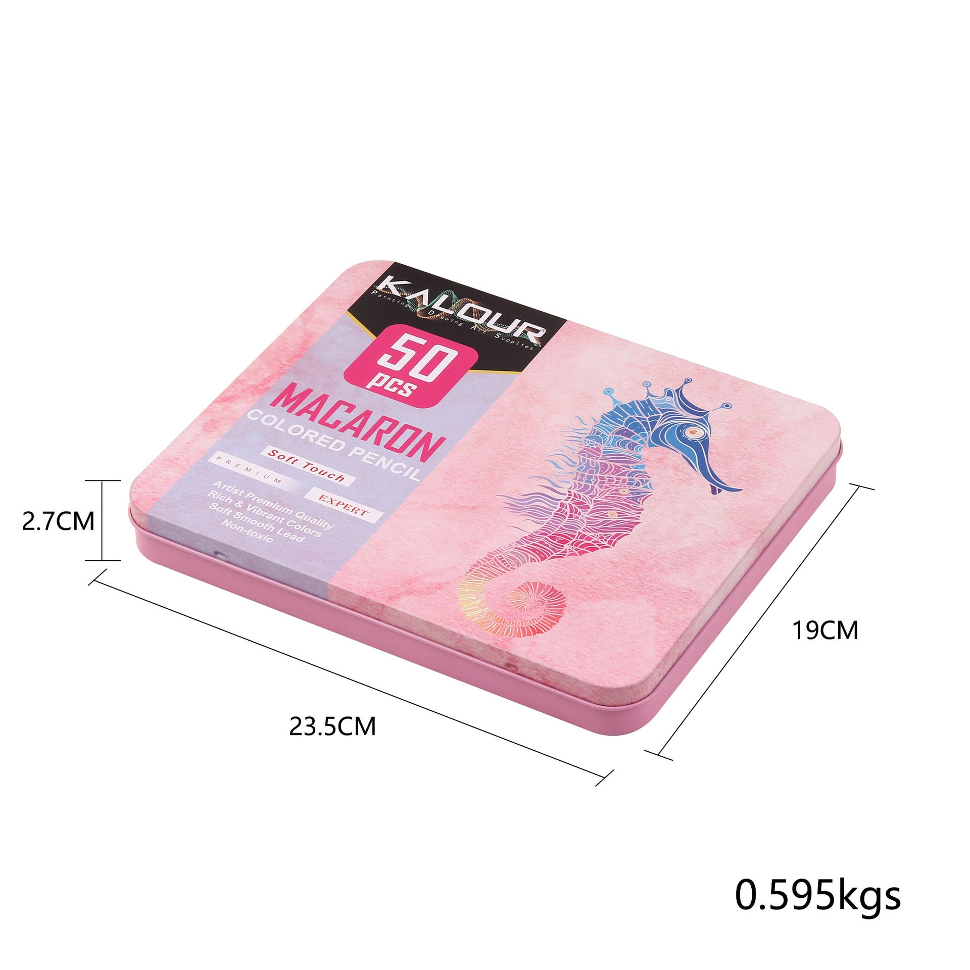 50 pièces de crayons de couleurs