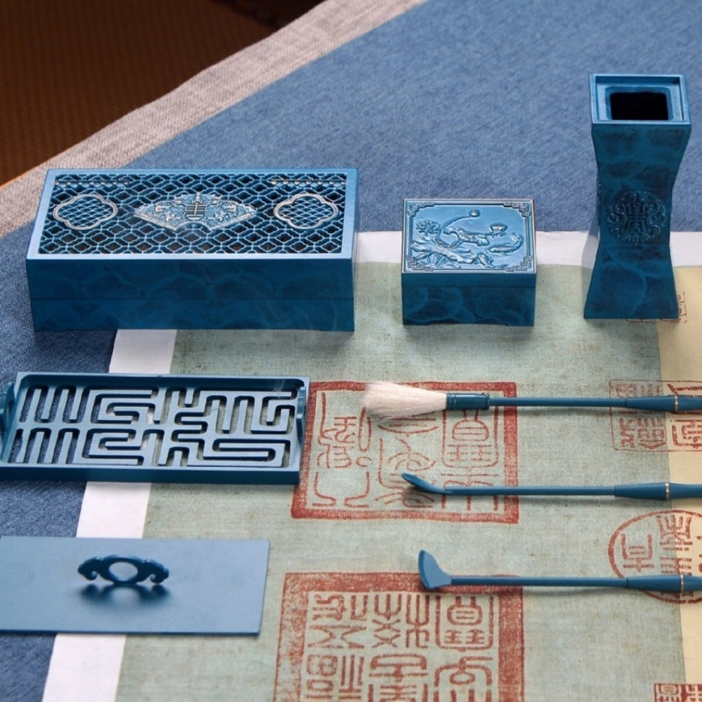 Coffret brûleur d'encens tracé