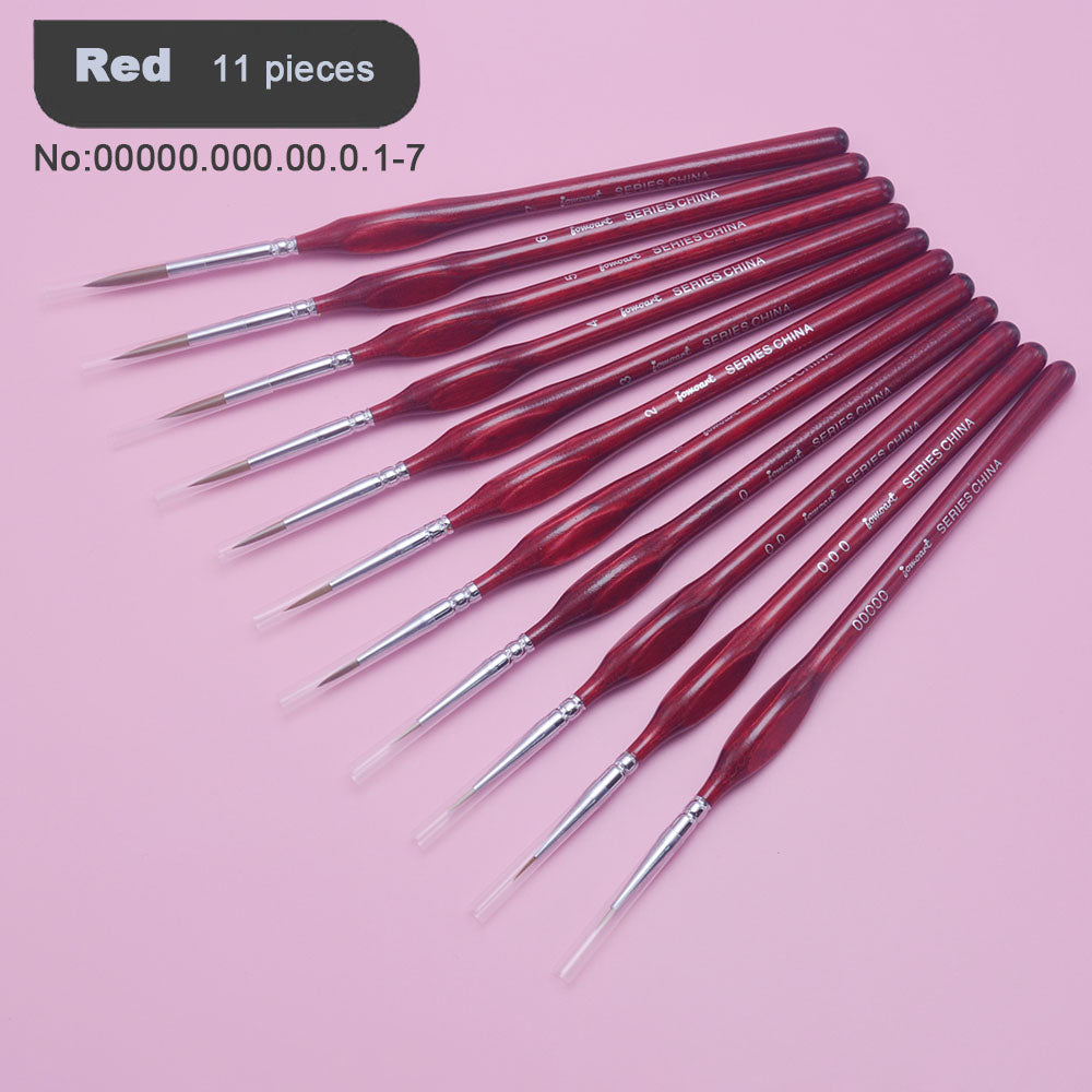 Set de pinceaux pour gouache, huile et aquarelle