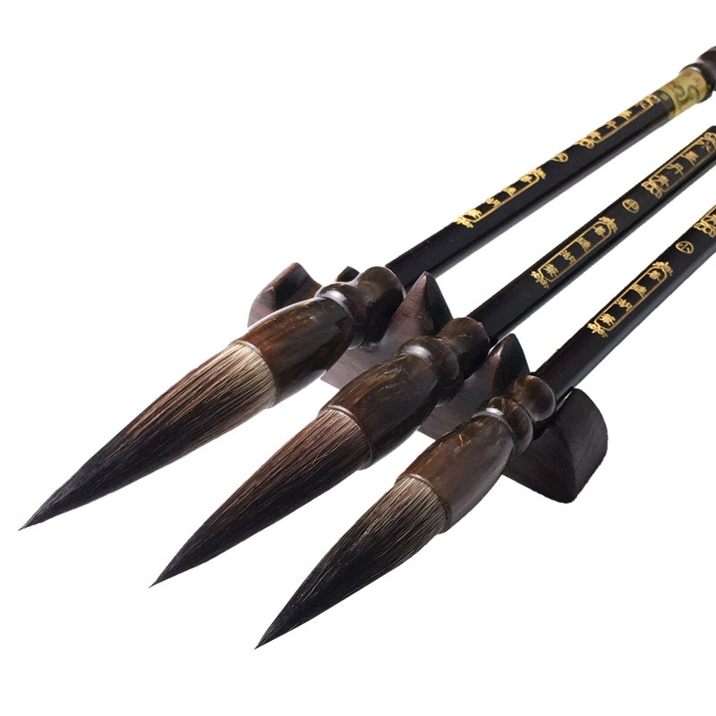 Set de 3 pinceaux de calligraphie – Fibres rigides