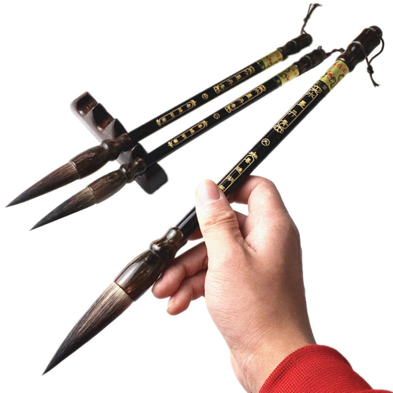 Set de 3 pinceaux de calligraphie – Fibres rigides