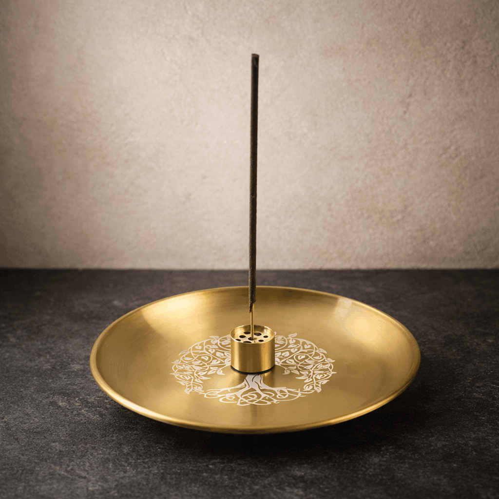 Assiette_porte_encens set
