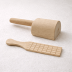 batte de potier artisanal en bois