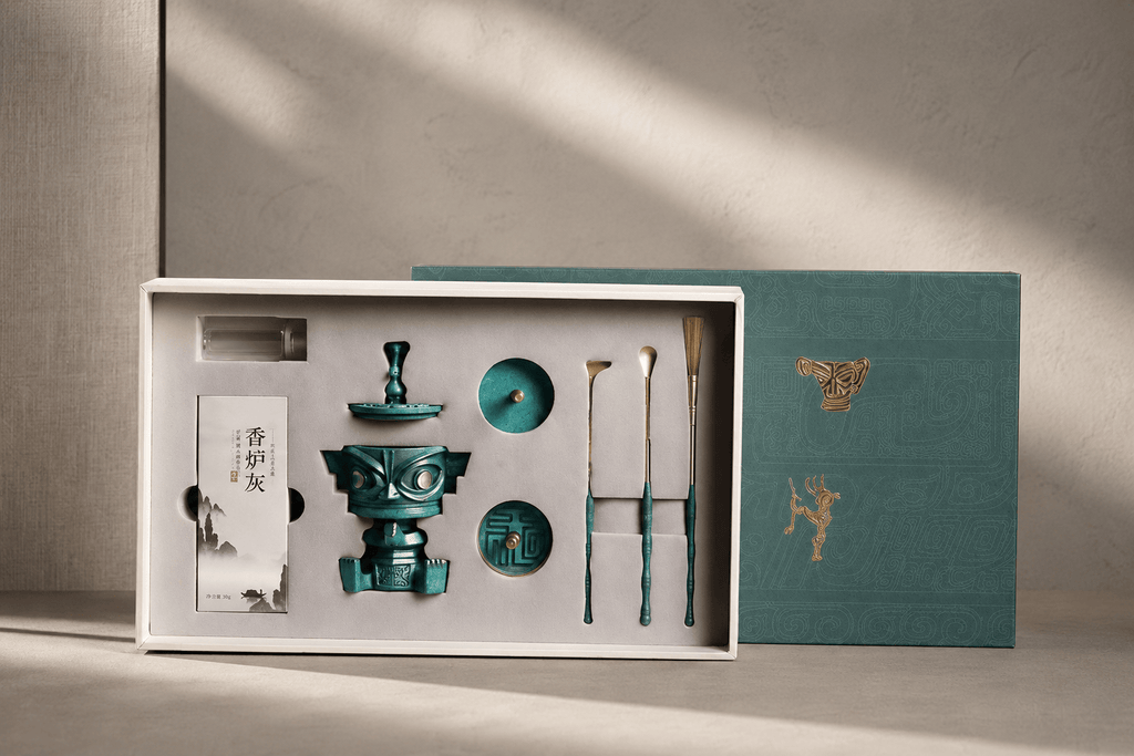Coffret d'encens tracé