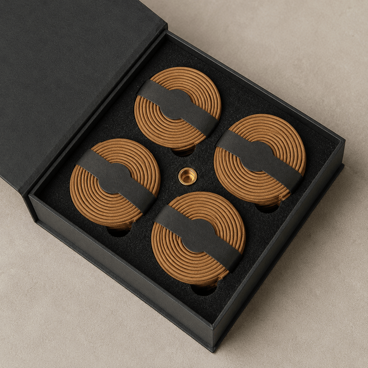 coffret encens spirale