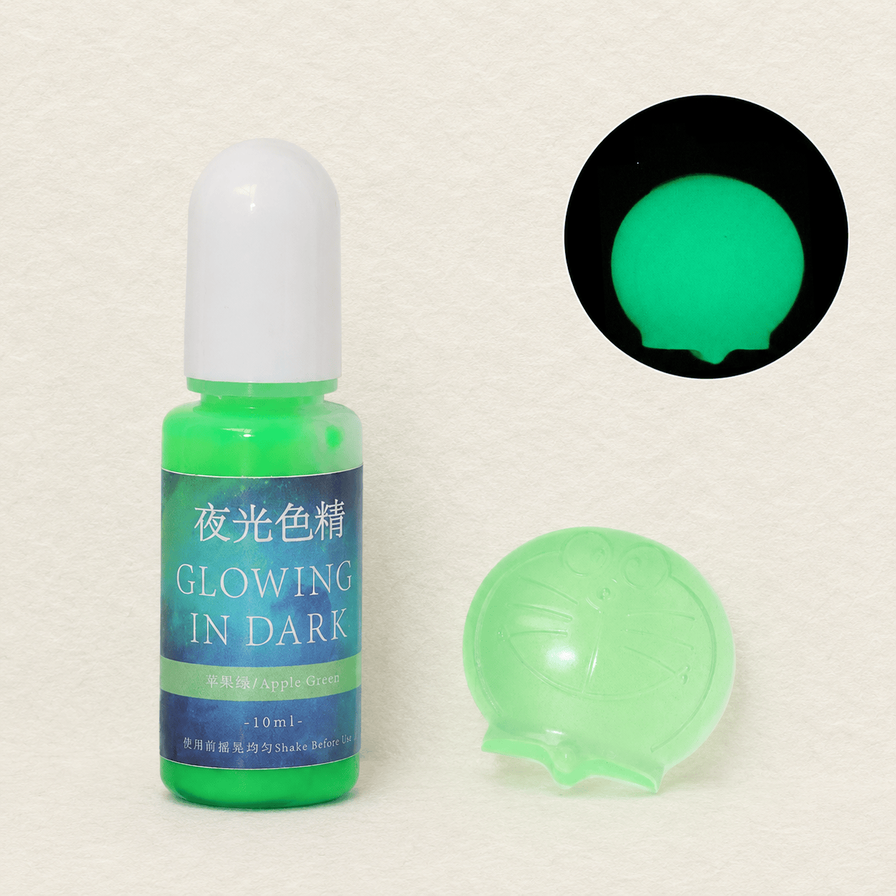 colorant phosphorescent vert pomme