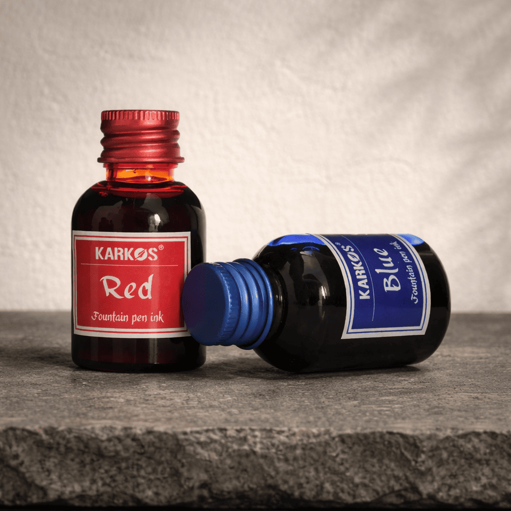 2 flacons d'encre Karkos