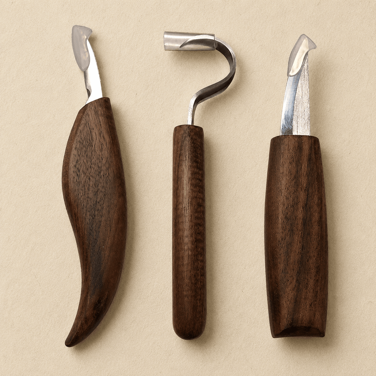 OUTILS SCULPTURE BOIS, manche en bois
