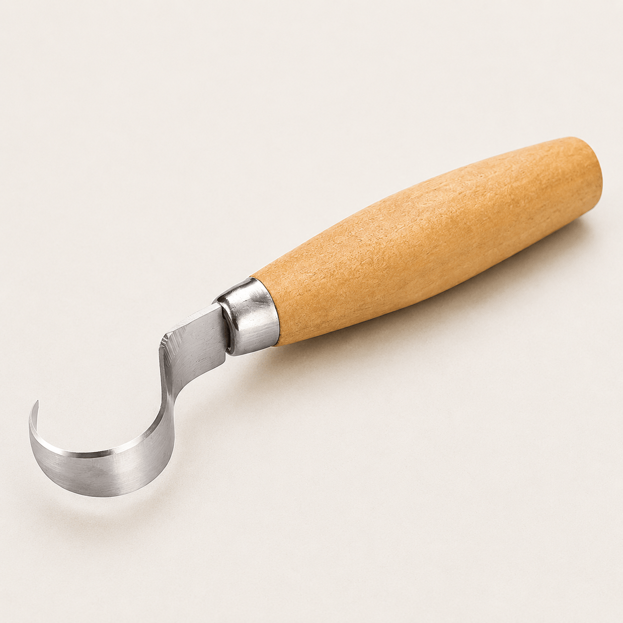 Outil courbe de sculpture sur bois