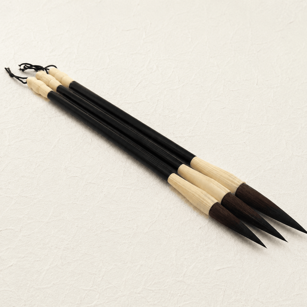 trio de pinceaux de calligraphie