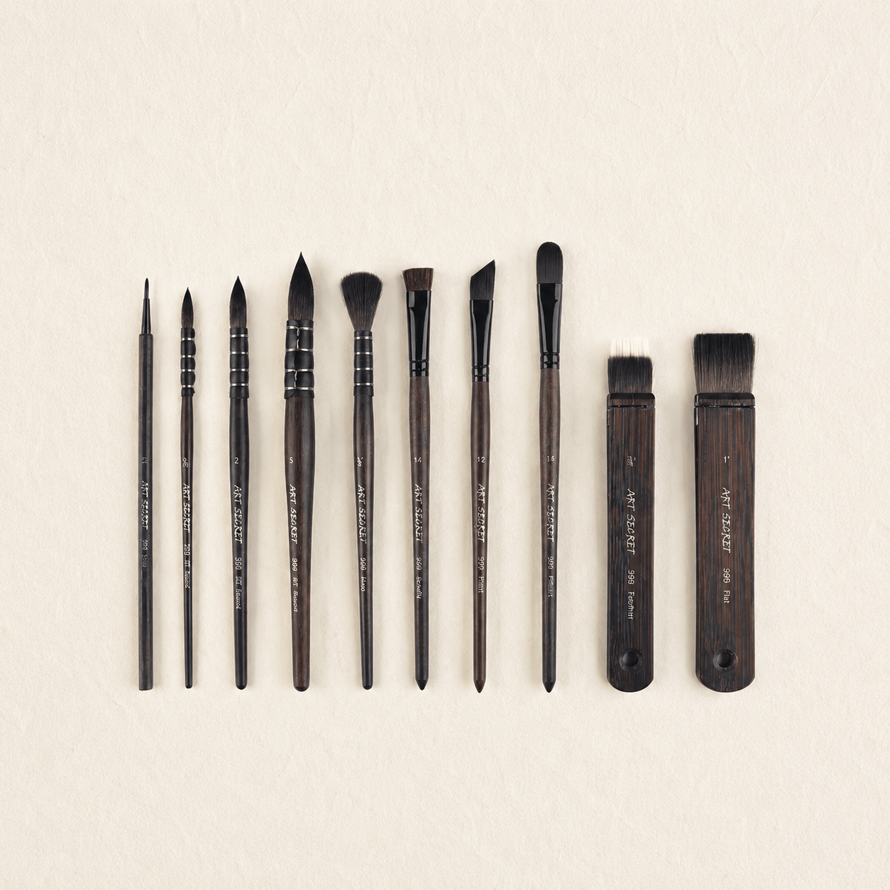 Set pinceaux pour aquarelle