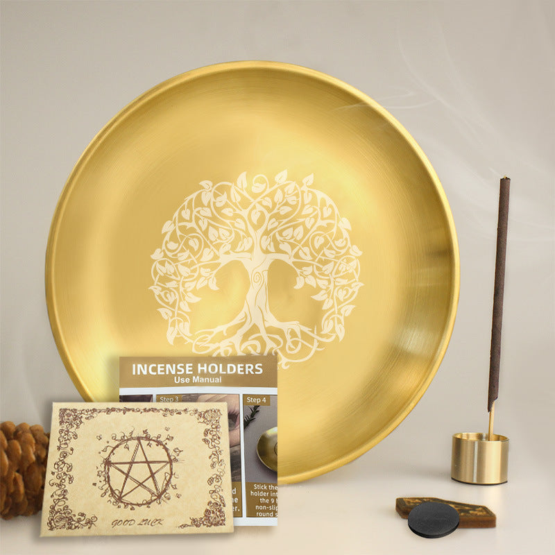 Plateau à encens, set complet