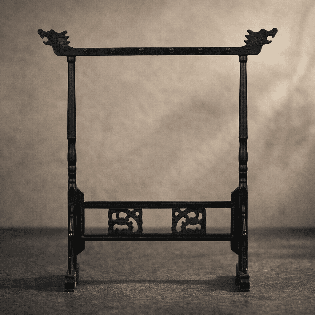 Porte-pinceaux_de_Calligraphie, présenté dans un beau décor minimaliste