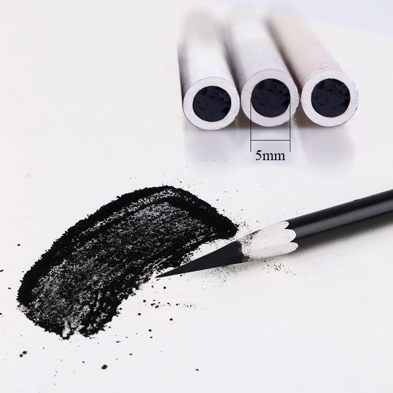 Set de 8 crayons carbone – fusain doux