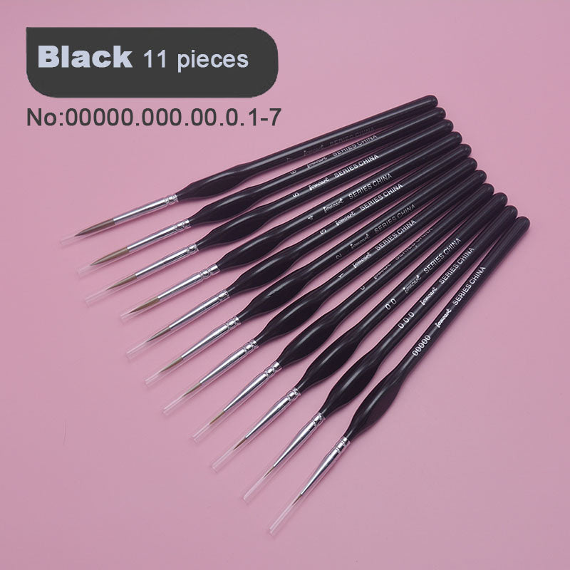 Set de pinceaux pour gouache, huile et aquarelle