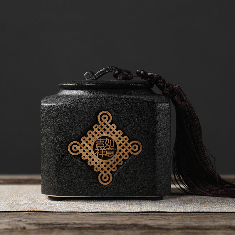 Openwork Ceramic Box — White or Black