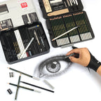 boite à dessin, 70 pièces