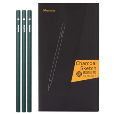 crayon fusain dur