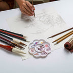 Set de pinceaux traditionnels pour calligraphie