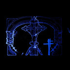 encre transparente sur feuille