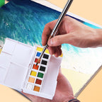 Set de pinceaux de voyage – pointes rondes et liner