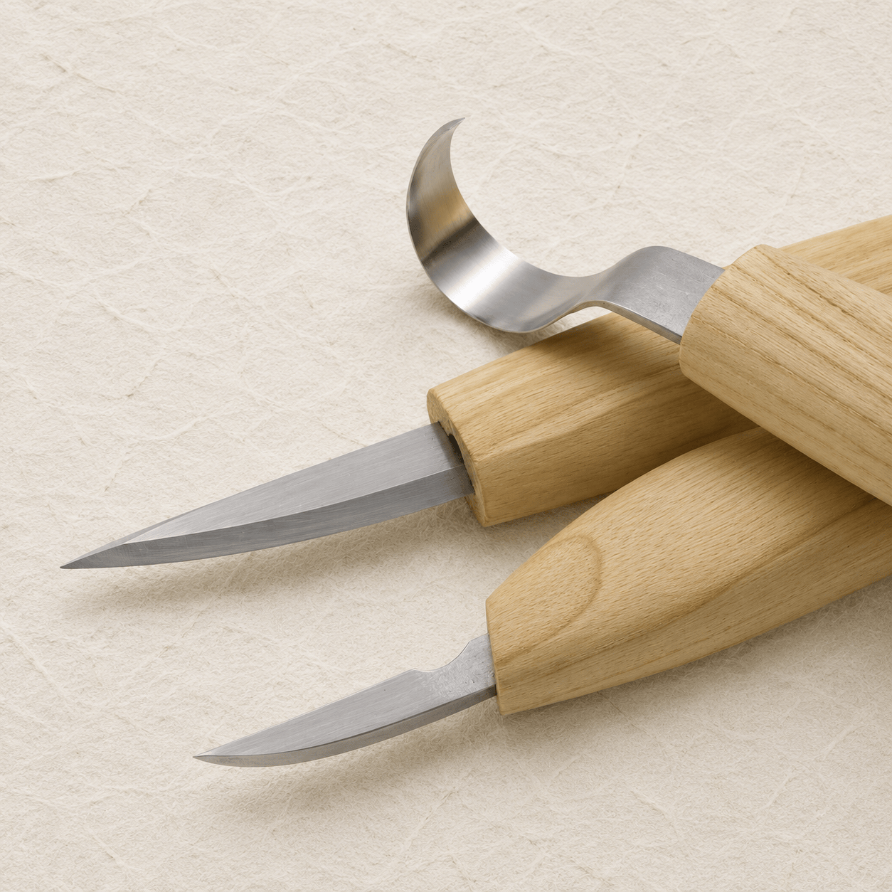 gros plans sur lames outils sculpture