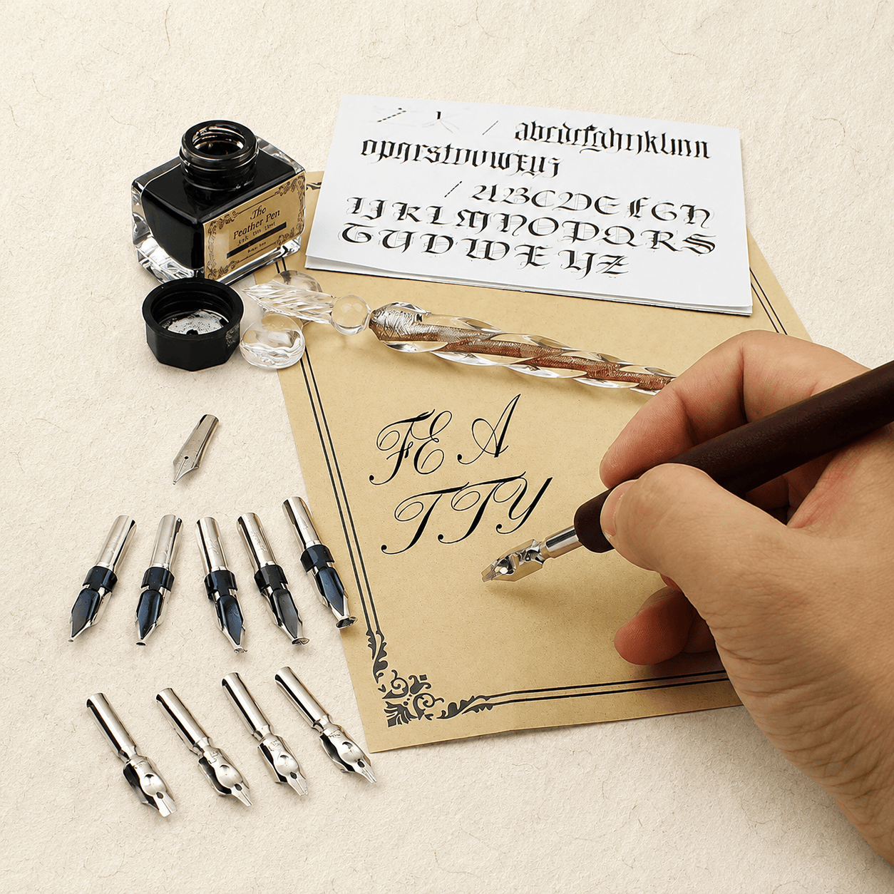 Lettering, écriture