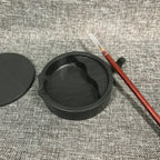 pierre à encre, pinceau