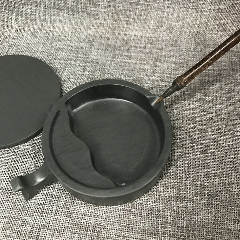 pierre à encre, support pinceau