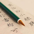 pinceau mine fine, calligraphie