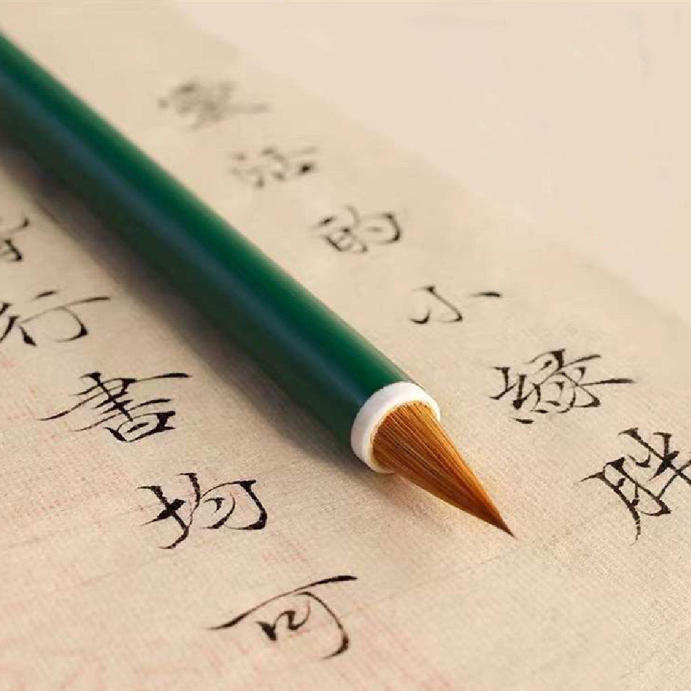 pinceau mine fine, calligraphie