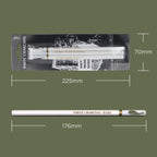 set 3 crayons à charbon pastel blanc