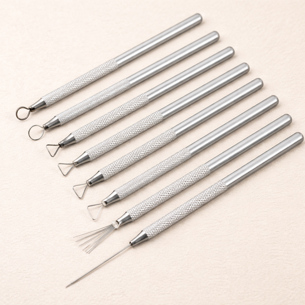 Set de 8 outils de précision — aluminium