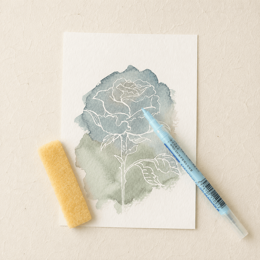 Ikane Studio Matériel d'art / Matière / Peinture Stylo de fluide de masquage pour aquarelle