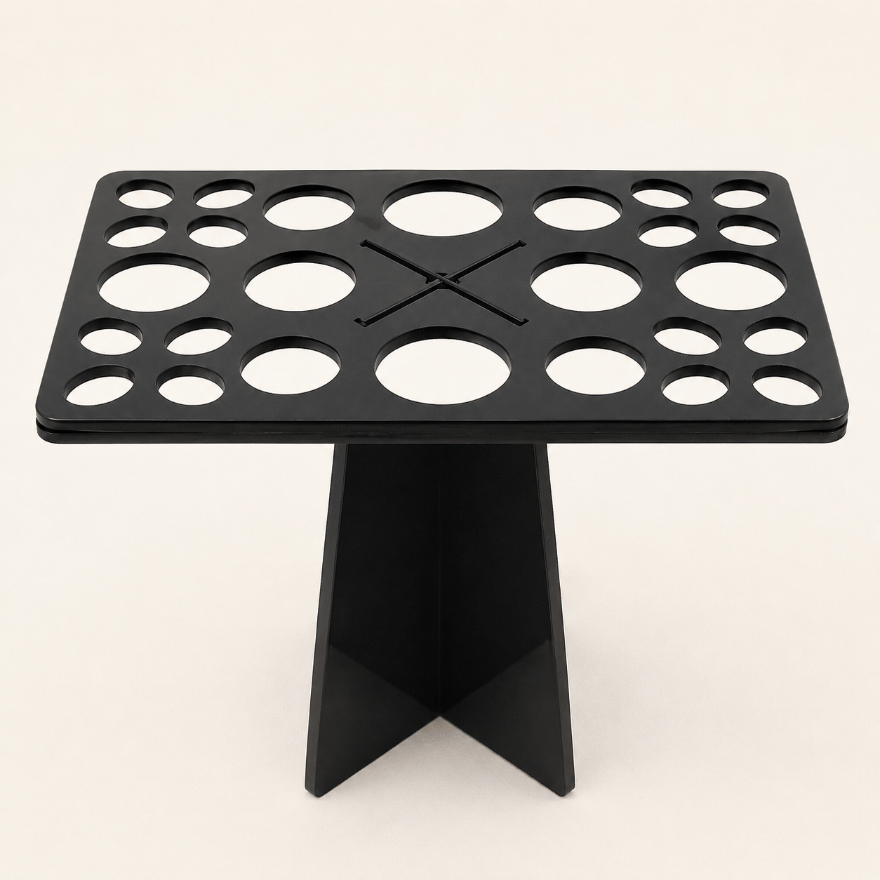 support carré, pour rangement pinceaux